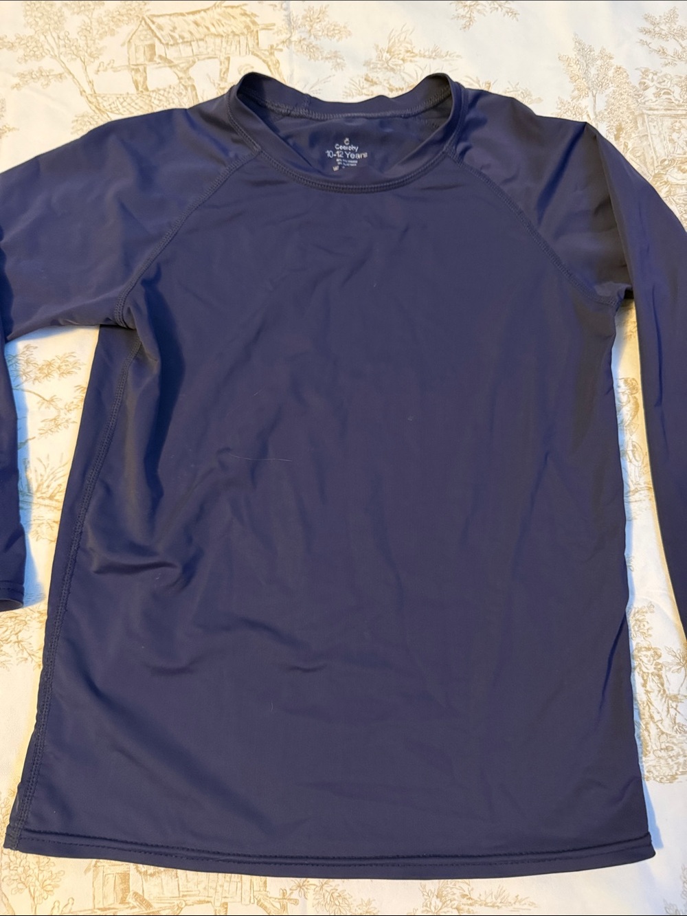 Children's Navy Long-Sleeve Rash Guard Top - Brand: Cat & Jack